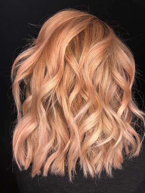 strawberry blonde balayage strawberry blonde hair color curly hair