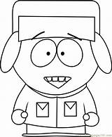 Kyle Broflovski Colorear Kenny Coloringpages101 Colouring Mccormick Marsh sketch template