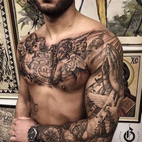 pin by yvonne mueller on Тату cool chest tattoos chest tattoo men