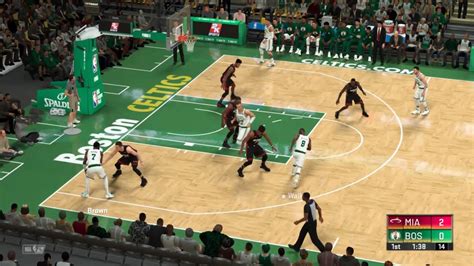 Nba 2k20 Miami Heat Vs Boston Celtics Youtube