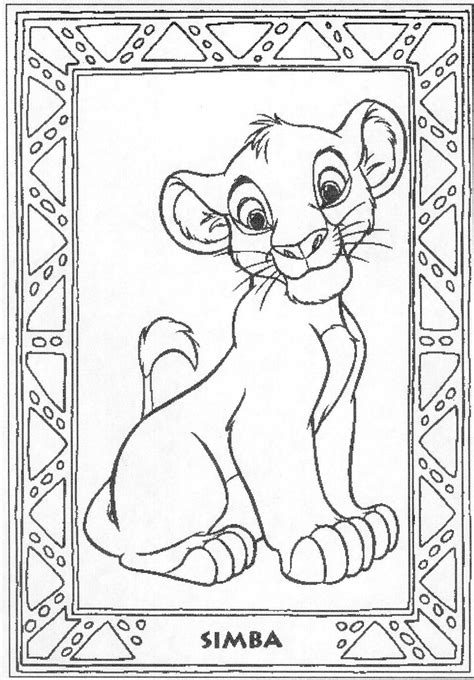 disney coloring pages lion king  large images lion coloring