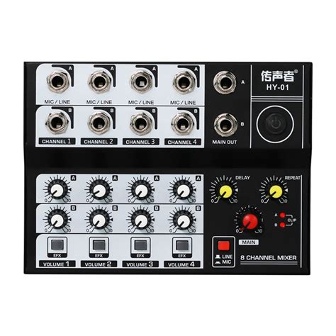 channel multifunctional usb audio mixer portable sound mixer professional home  dual