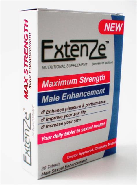 extenze male enhancement pill