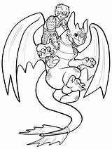 Toothless Hiccup Coloring Pages His Dragon Army Smiling sketch template