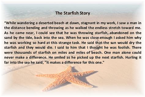 starfish story printable   printable