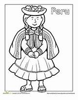 Peru Kids Coloring Activities Pages Learning Peruvian Worksheets Children Ten Mommymaleta Multicultural Hispanic Coloriage Girl Kindergarten Sheets Heritage Color Month sketch template