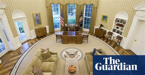 President Obama S Redecorated Oval Office Us News The Guardian