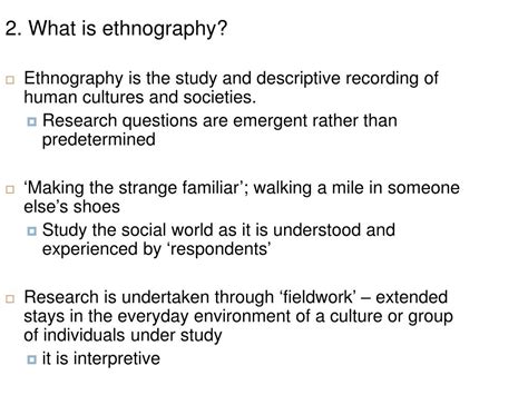 introduction  ethnography powerpoint