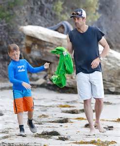 patrick dempsey spends a father son outing with darby at malibu beach daily mail online