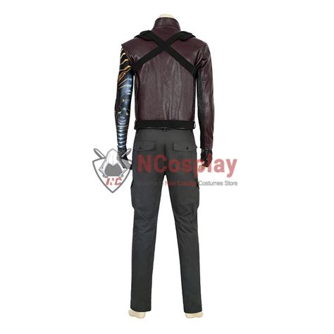 Marvel The Falcon And The Winter Soldier Bucky Barnes Cosplay Costume