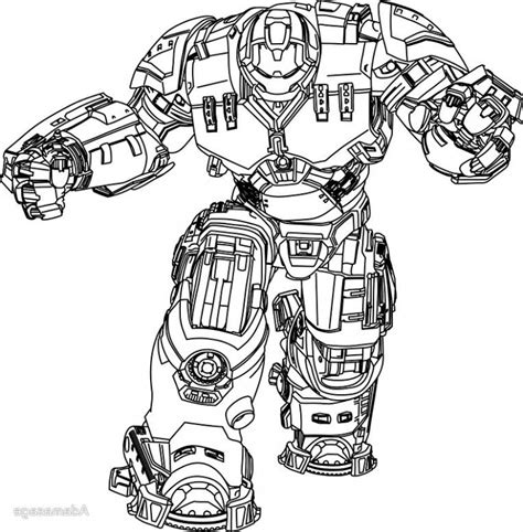 hulkbuster colouring pages  coloring pages