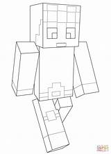 Coloring Minecraft Pages Dantdm Printable Games sketch template