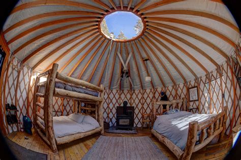 yurt camping     leadville twin lakes