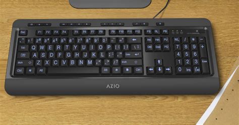 walmart azio large print illuminated keyboard   regularly