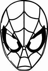 Spiderman Maske Ausmalbild Mytopkid sketch template