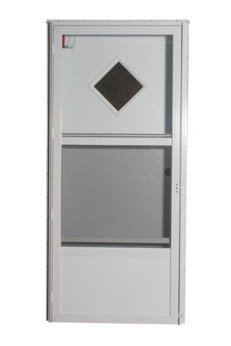 mobile home door  kinro series  inswing combination door diamond window standard storm