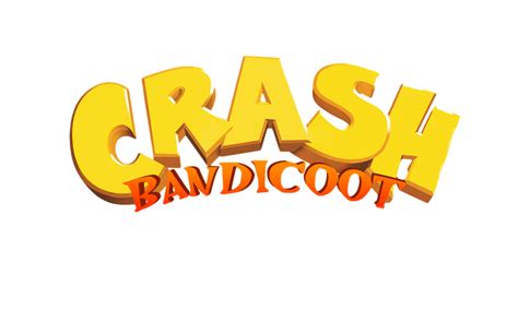 crash bandicoot logo transparent png  png