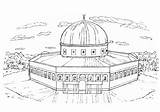 Mosque sketch template