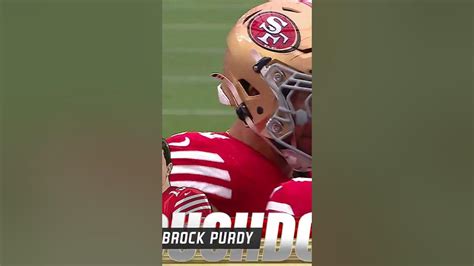 brock purdy rushes    yard touchdown  los angeles rams youtube