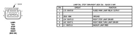 dodge ram  tail light wiring diagram