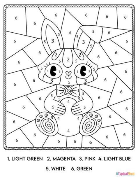 printable bunny coloring pages rabbit color pages
