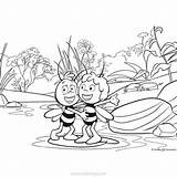 Maya Coloring Pages Bee Willy Water Xcolorings 640px 70k Resolution Info Type  Size Jpeg Printable sketch template