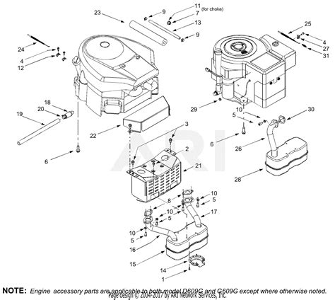 troy bilt axg  parts diagram  muffler exhaust