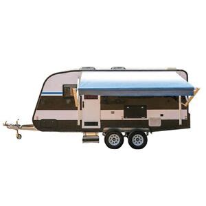 electric rv awning complete  arms motorized retractable trailer awning ebay