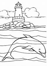 Ausmalbilder Ozean Ausmalbild Meeresgrund Unterwasser Leuchtturm Coloring4free Malen Momjunction Adults Letzte Q2 sketch template