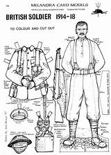 Ww1 Coloring Soldier Pages British Army Soldiers War Wwi Trench Template Warfare Card Anzac sketch template