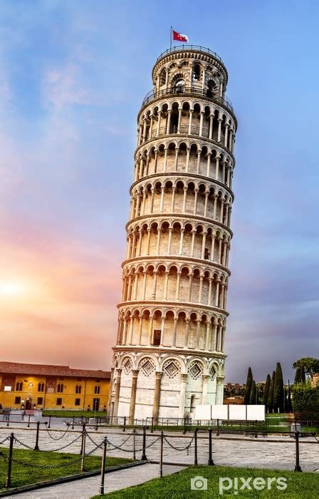 fotobehang scheve toren van pisa italie pixersnl