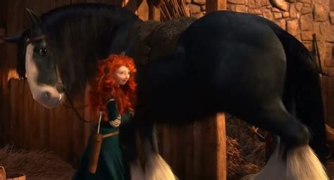angus   shire horse   meridas faithful companion   disneypixar animated film