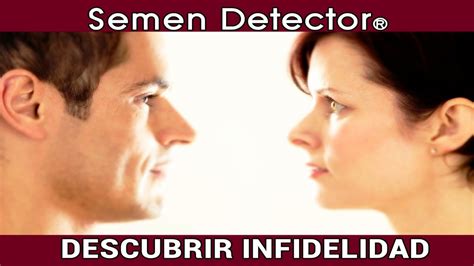 ¿como descubrir infidelidades test edición infidelidad vídeo guía de uso de semen detector