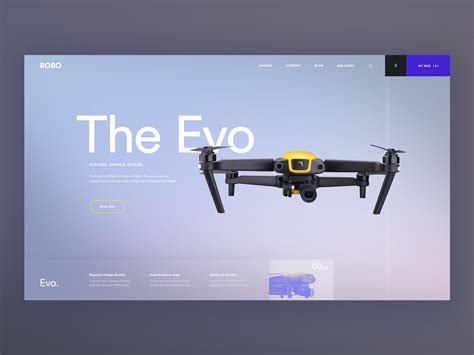 drone landing page website design layout modern website design business website design