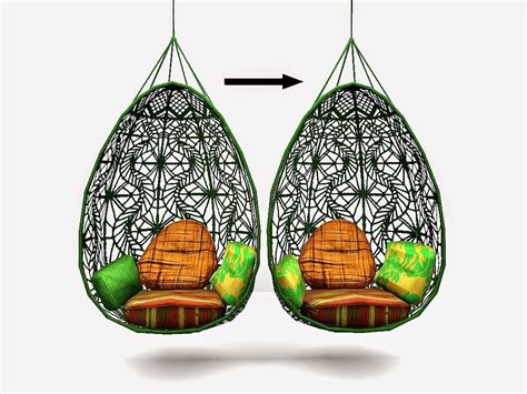 simply sims wonderfully woven hanging chair rechannelled
