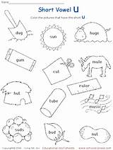 Short Vowel Color Worksheet Kindergarten Reviewed Curated Grade sketch template