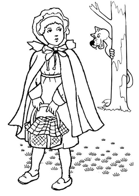 red riding hood coloring pages  coloring home