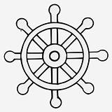 Wheel Ship Pirate Template Coloring Tattoo Pages sketch template