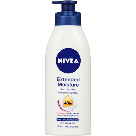 nivea body lotion extended moisture dry   dry skin  fl oz