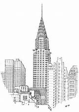 Building Chrysler Drawing Matteo Pericoli York Coloring Buildings Vogue Crysler Deco Sketch Architecture Books Drawings Pages Paintingvalley Sheets Tumblr Choose sketch template