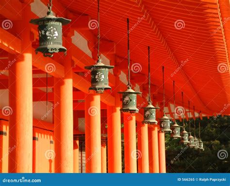 heian shrine stock image image  pillar shintoism asia