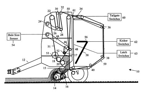 patent   baler  semi automatically sequenced operating cycles