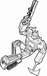 Optimus Sentinel sketch template