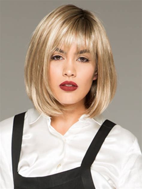 popular synthetic lace front monofilament bob wig chin length wigs