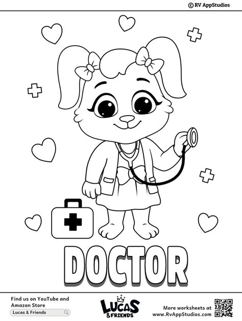 doctor coloring pages  kids