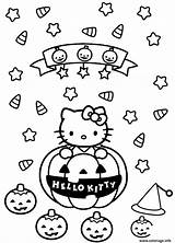 Citrouilles Imprimer Sanrio Hellokitty Supercoloring Vampiro sketch template