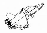 Colorare Spaziale Espacial Vaisseau Navicella Spatial Disegno Coloriage Ruimteschip Raumschiff Shuttle Rocket Kolorowanki Ausmalbild sketch template