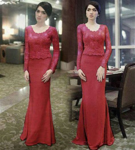 Jual Kebaya Dress Modern Cl04 Kebaya Long Dress Long