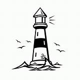 Lighthouse Leuchtturm Clipart Latarnia Morska Kolorowanki Farol Malvorlagen Dxf Grafik Beacon Phare Dzieci Dla Cdr Ausmalen Fensterbilder Mercusuar Lighthouses Weiss sketch template