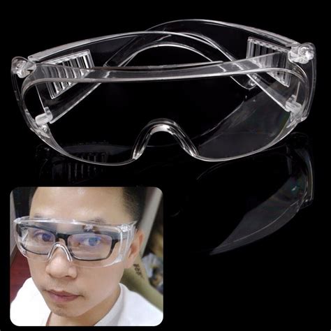 clear vented safety goggles eye protection protective lab anti fog